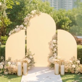 Three-piece arch photo backdrop 1pcs7.2ft semicircular 2pcs5ft half-moon backdrop decoration