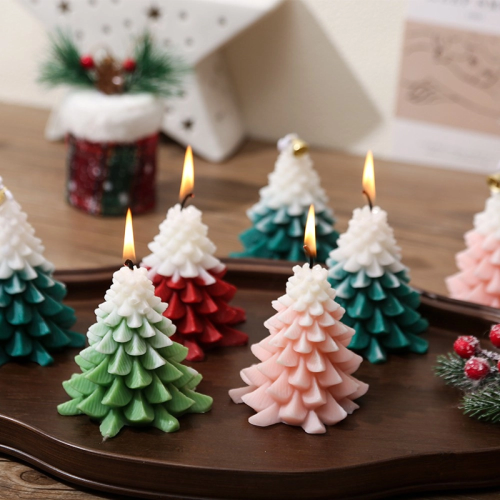 Christmas tree aromatherapy candle ornaments fragrance souvenir creative