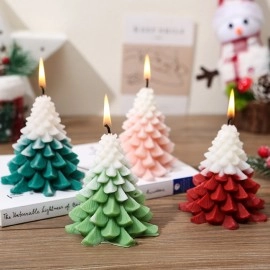 Christmas tree aromatherapy candle ornaments fragrance souvenir creative