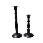 Retro black iron paint candlestick home decoration aromatherapy candle candlestick