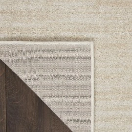 Indoor/Outdoor Ivory Beige 8' x 10' Area Rug, Easy Cleaning, Non Shedding, Bed Room, Living Room, Dining Room, Backyard